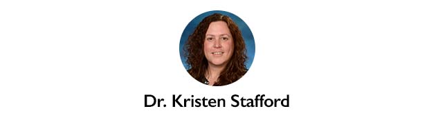 A headshot of doctor Kristen Stafford