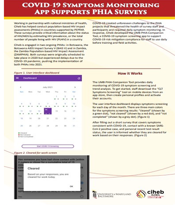 PHIA Companion Tool Technical Brief