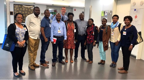 May 2019 IPHID group from Tanzania with Dr. David Riedel at UMB.