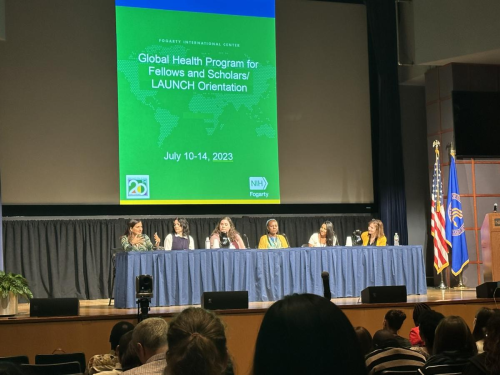 LAUNCH panel during orientation